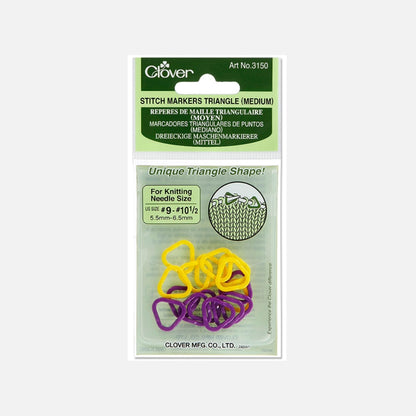 Clover Triangle Stitch Markers