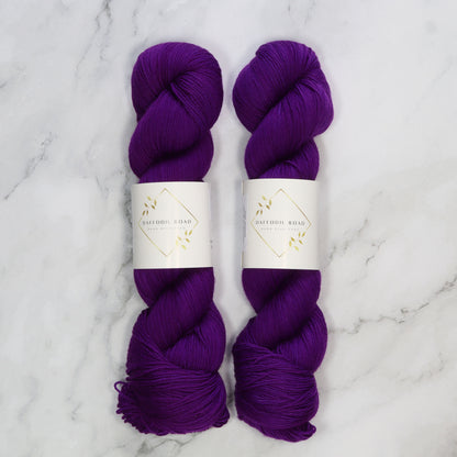 Daffodil Road Yarn Colour of Music Collection in colourway Day 4 Calamity Jane – 4ply weight merino, nylon yarn