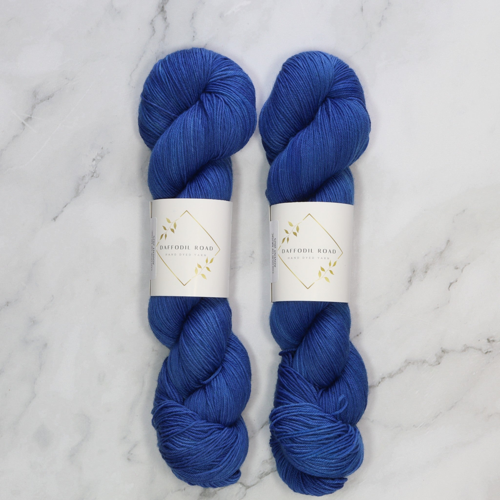 Daffodil Road Yarn Colour of Music Collection in colourway Day 24 Stowaway – 4ply weight merino, nylon yarn
