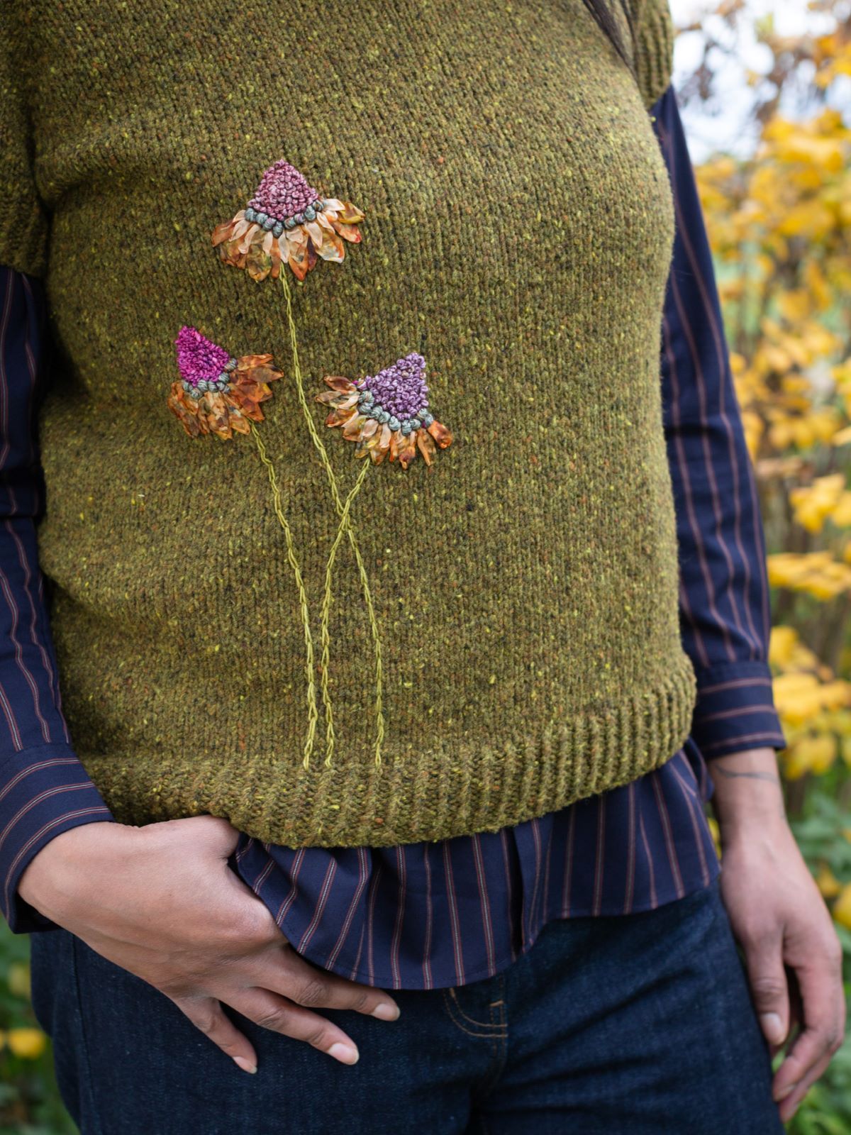 Embroidery on Knits – pattern book – view 5