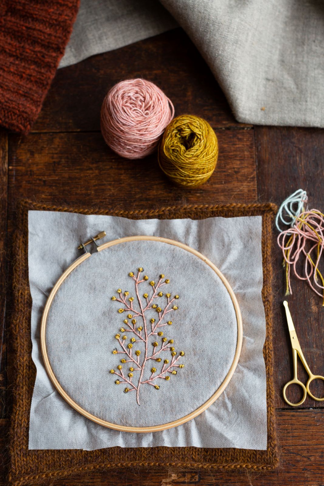 Embroidery on Knits – pattern book – view 7