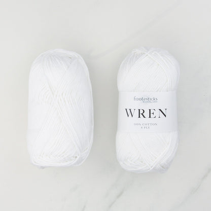 Adsley Blanket kit, colourway White