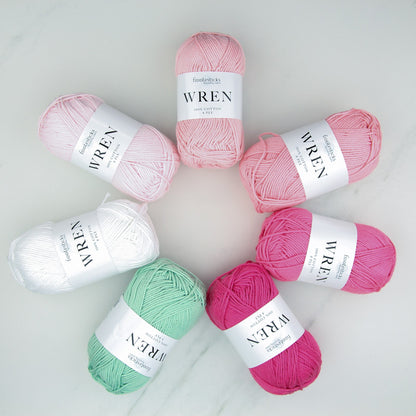 Garter Baby Blanket Kit - Wren 8ply