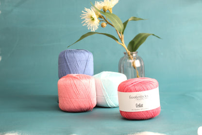 Fiddlesticks Cedar – 8ply weight bamboo, cotton yarn – view 2