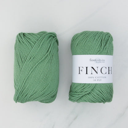 Chatsworth Blanket kit, colourway Sage Green