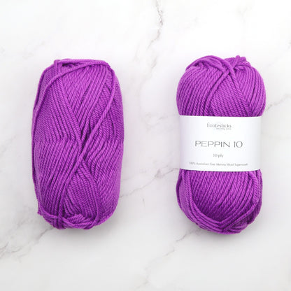 Cliveden Blanket kit, colourway Violet