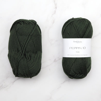 Cliveden Blanket kit, colourway Khaki – view 2