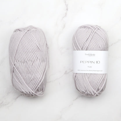Cliveden Blanket kit, colourway Silver