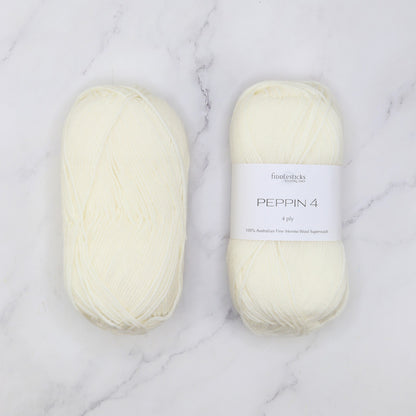 Connie Cardigan kit, colourway Cream