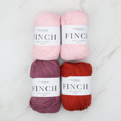 Daisy Days Bucket Hat kit, colourway Echinacea