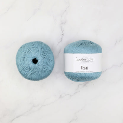 Elmore Blanket kit, colourway 124-19 Duck Egg