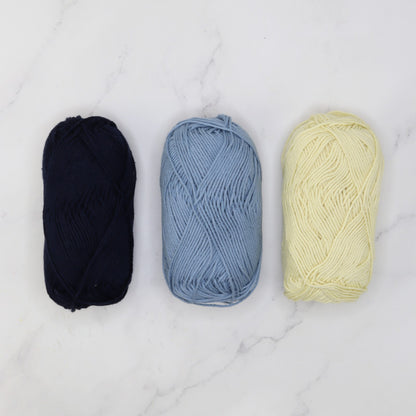 Floreal Dreams Blanket kit, colourway Cornflower