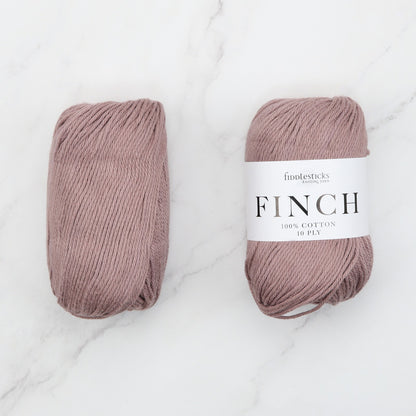 Fiddlesticks Finch in colourway Moonstone – 10ply weight cotton yarn