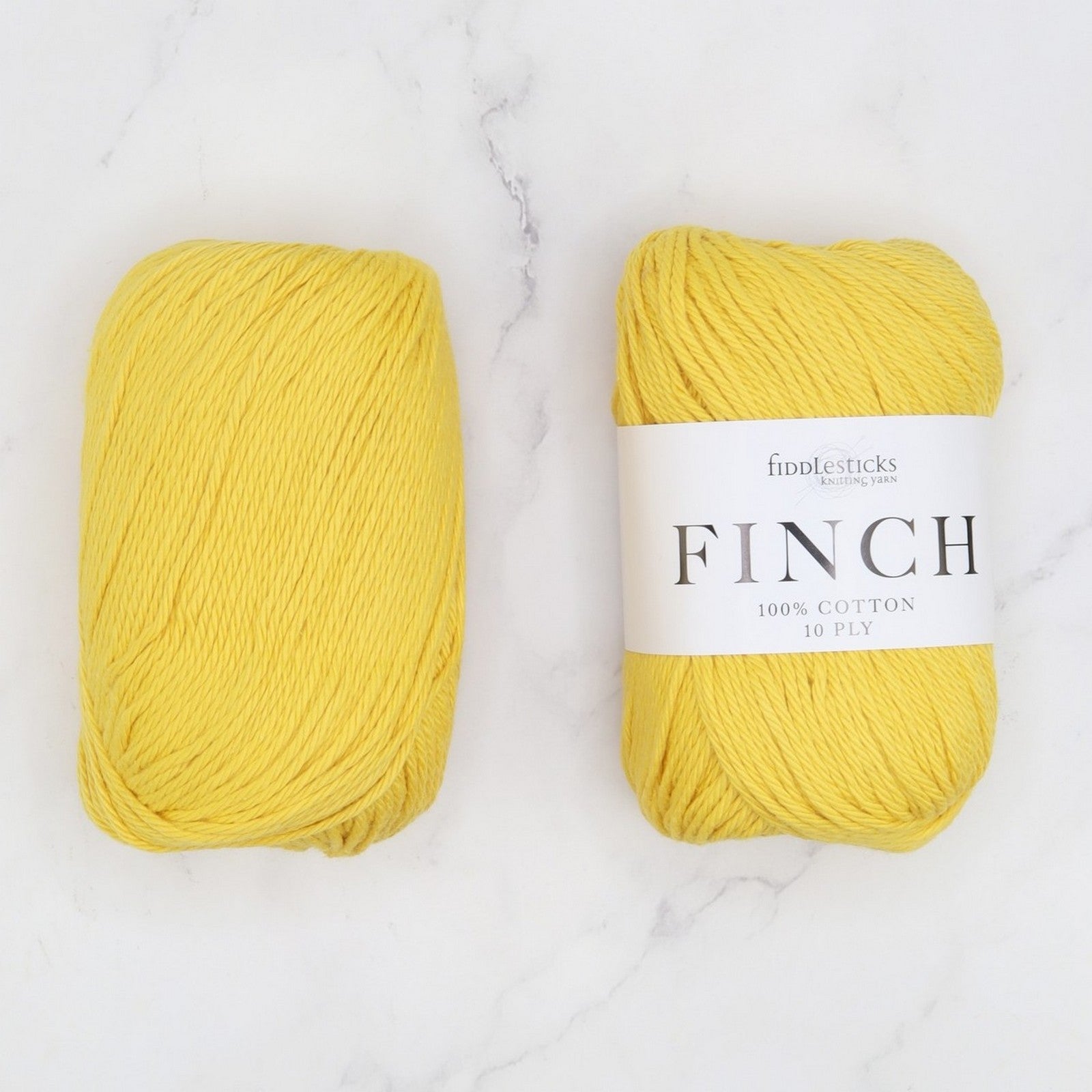 Fiddlesticks Finch in colourway Duck – 10ply weight cotton yarn