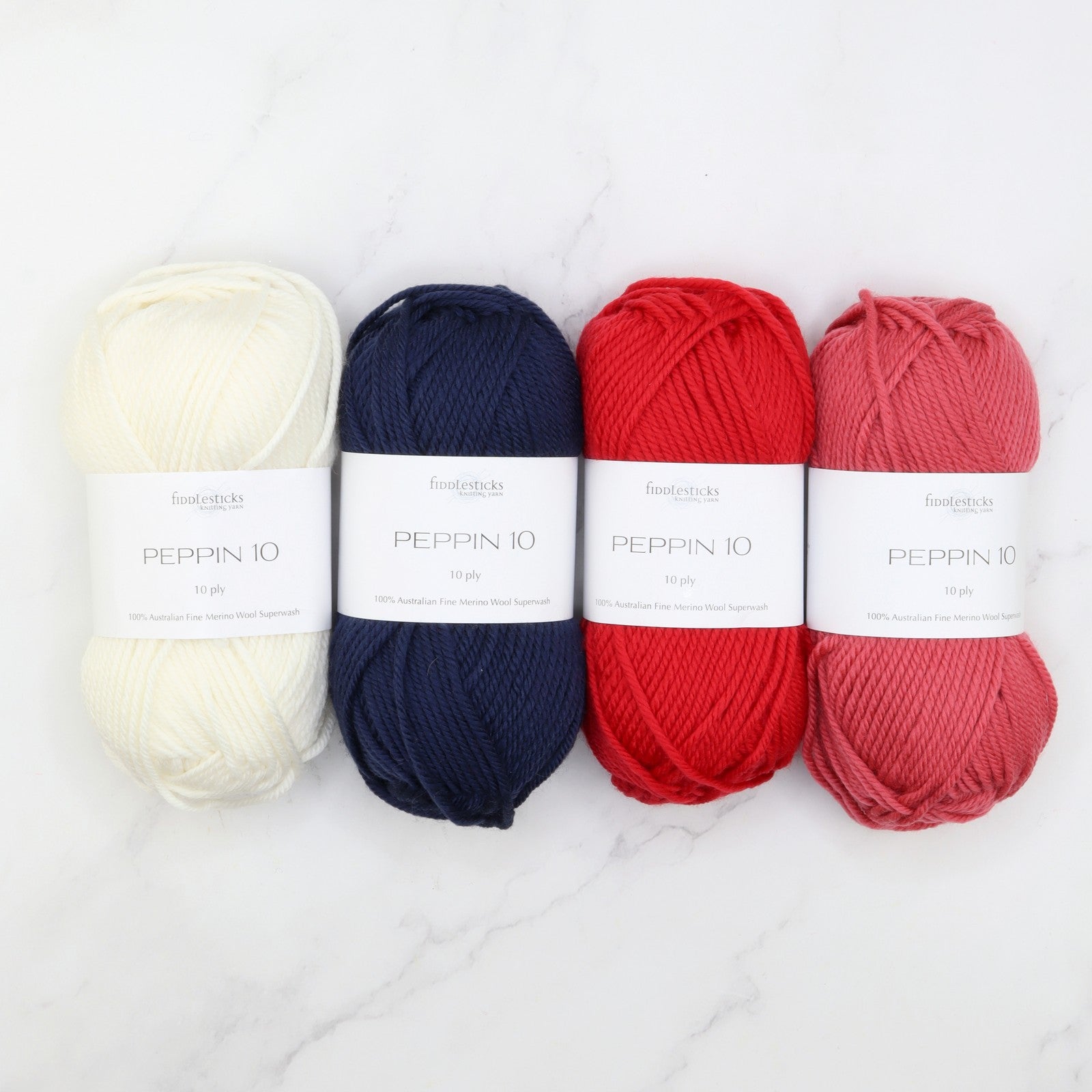 Garter Chevron Baby Blanket kit, colourway Cozy