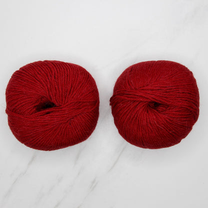 Fiddlesticks Grange 10 in colourway Red – 10ply weight wool, acrylic, alpaca yarn