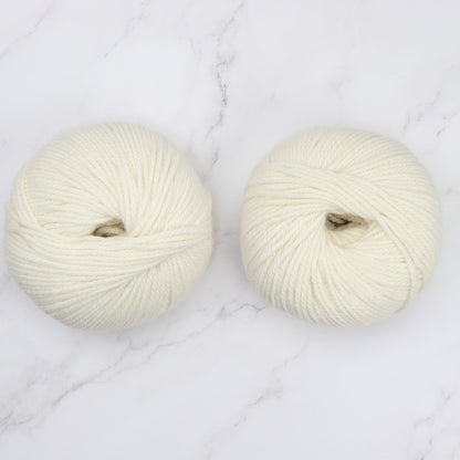 Fiddlesticks Grange 14 in colourway Ivory – 14ply+ weight wool, acrylic, alpaca yarn