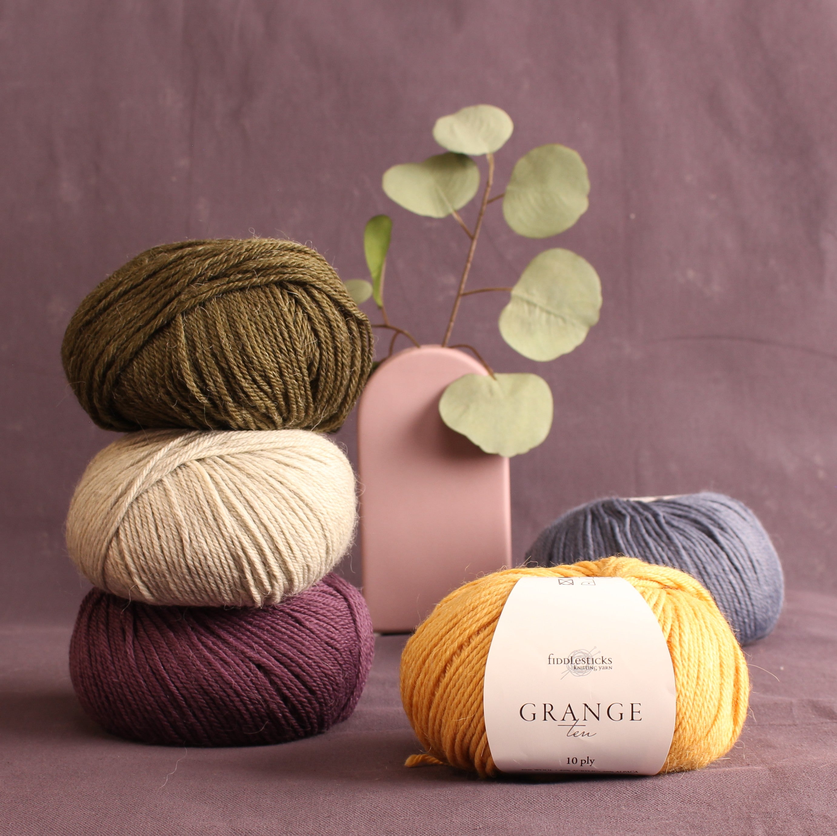 Fiddlesticks Grange 10 – 10ply weight wool, acrylic, alpaca yarn – view 2