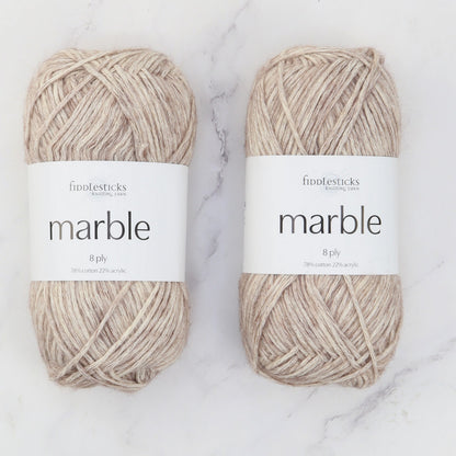 Fiddlesticks Marble in colourway Milo – 8ply weight cotton, acrylic yarn