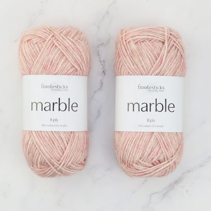 Fiddlesticks Marble in colourway Fairy – 8ply weight cotton, acrylic yarn