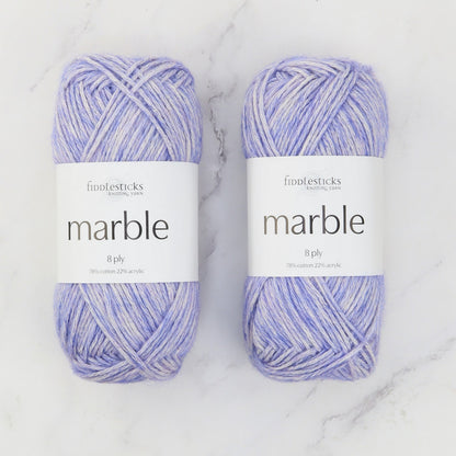 Fiddlesticks Marble in colourway Cobalt – 8ply weight cotton, acrylic yarn