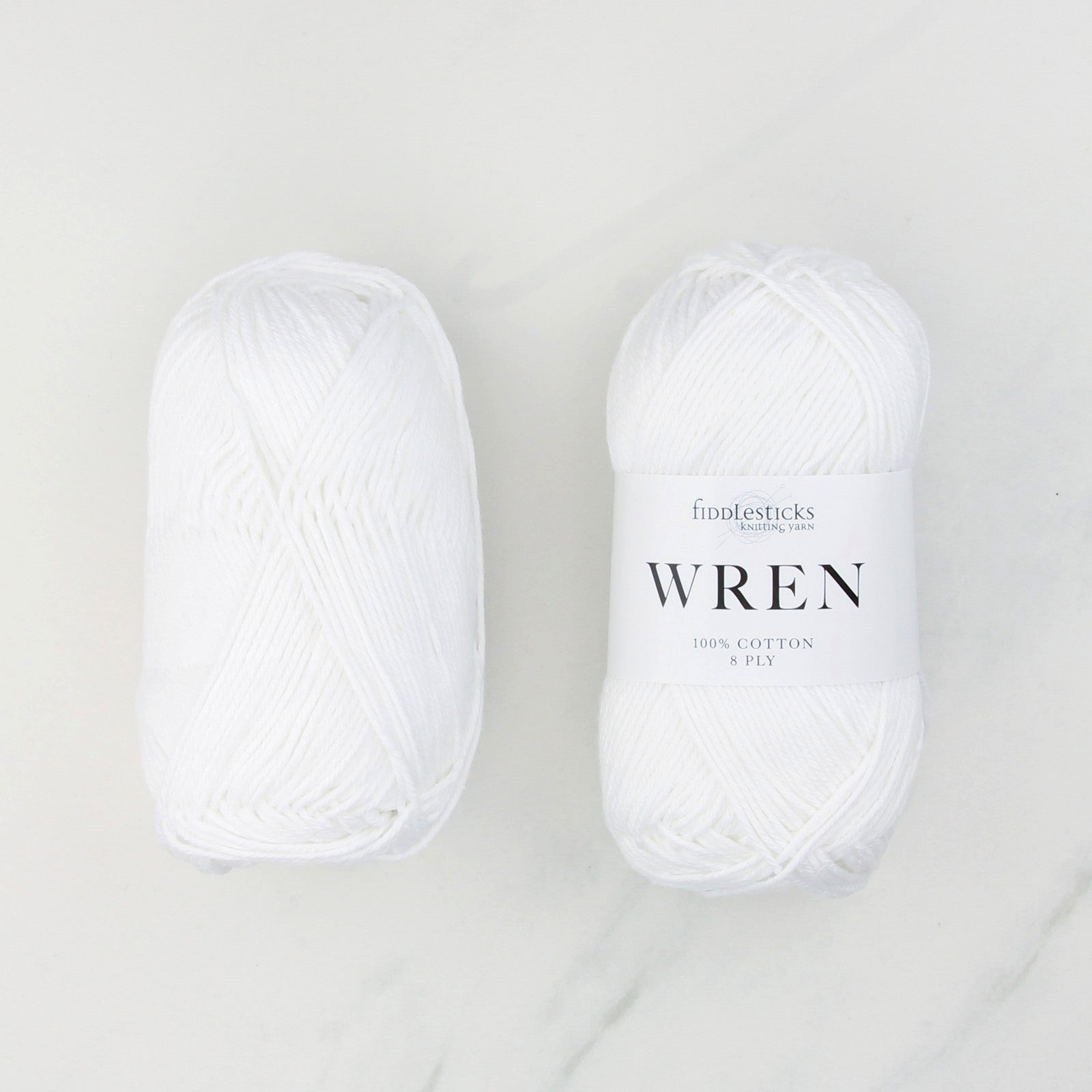 Norwegian Fir Top Down Cardigan kit, colourway White