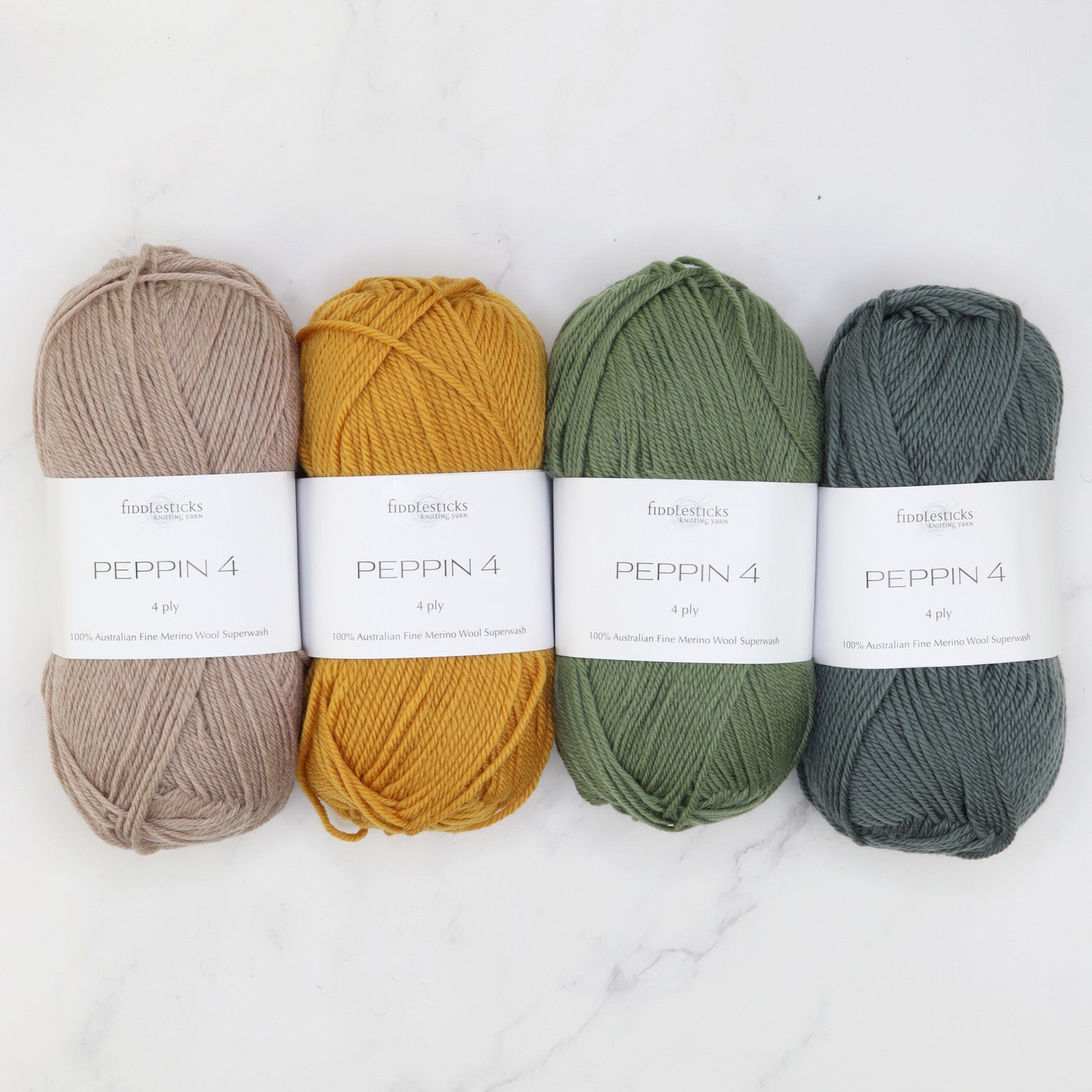 Westknits Geogradient kit in Peppin 4, colourway Forest
