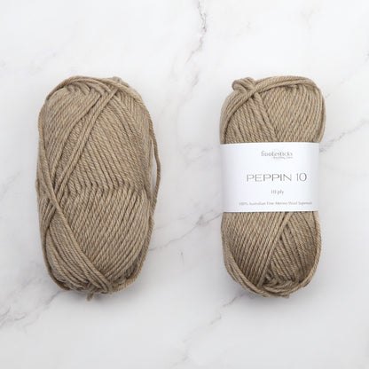 Fiddlesticks Peppin 10 in colourway Earth – 10ply weight wool yarn