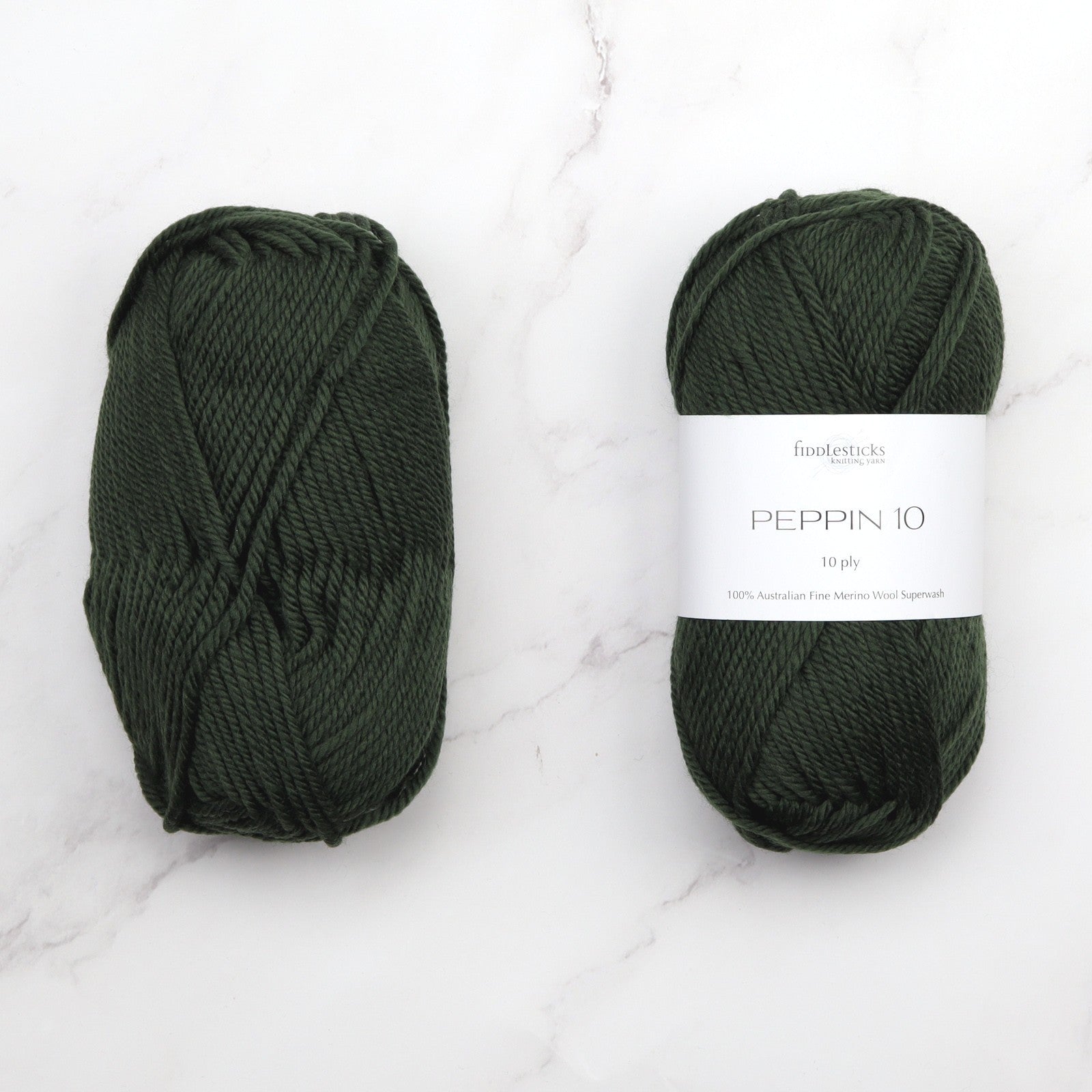 Fiddlesticks Peppin 10 in colourway Khaki – 10ply weight wool yarn