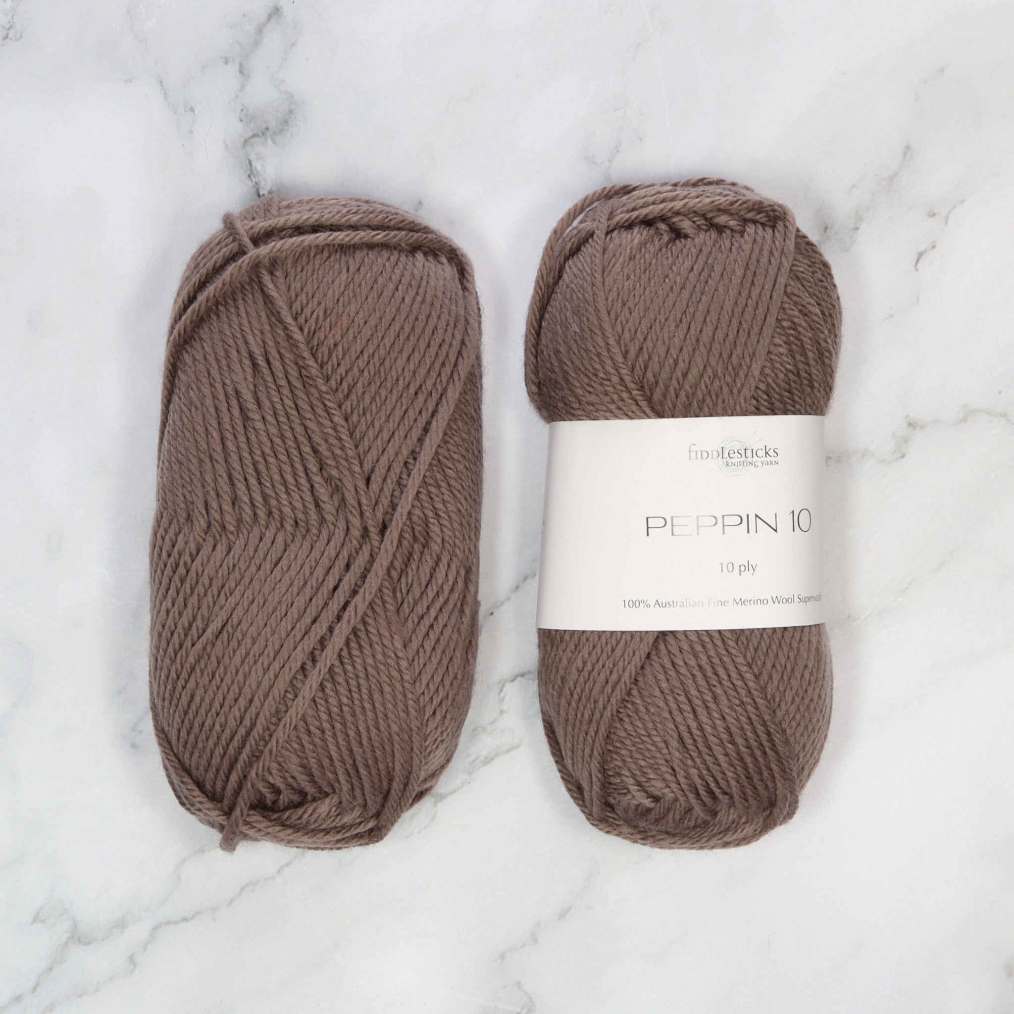 Fiddlesticks Peppin 10 in colourway Donkey – 10ply weight wool yarn