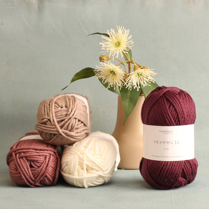 Fiddlesticks Peppin 14 – 14ply+ weight wool yarn