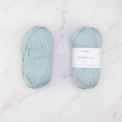 Fiddlesticks Peppin 4 in colourway Pond – 4ply weight merino yarn