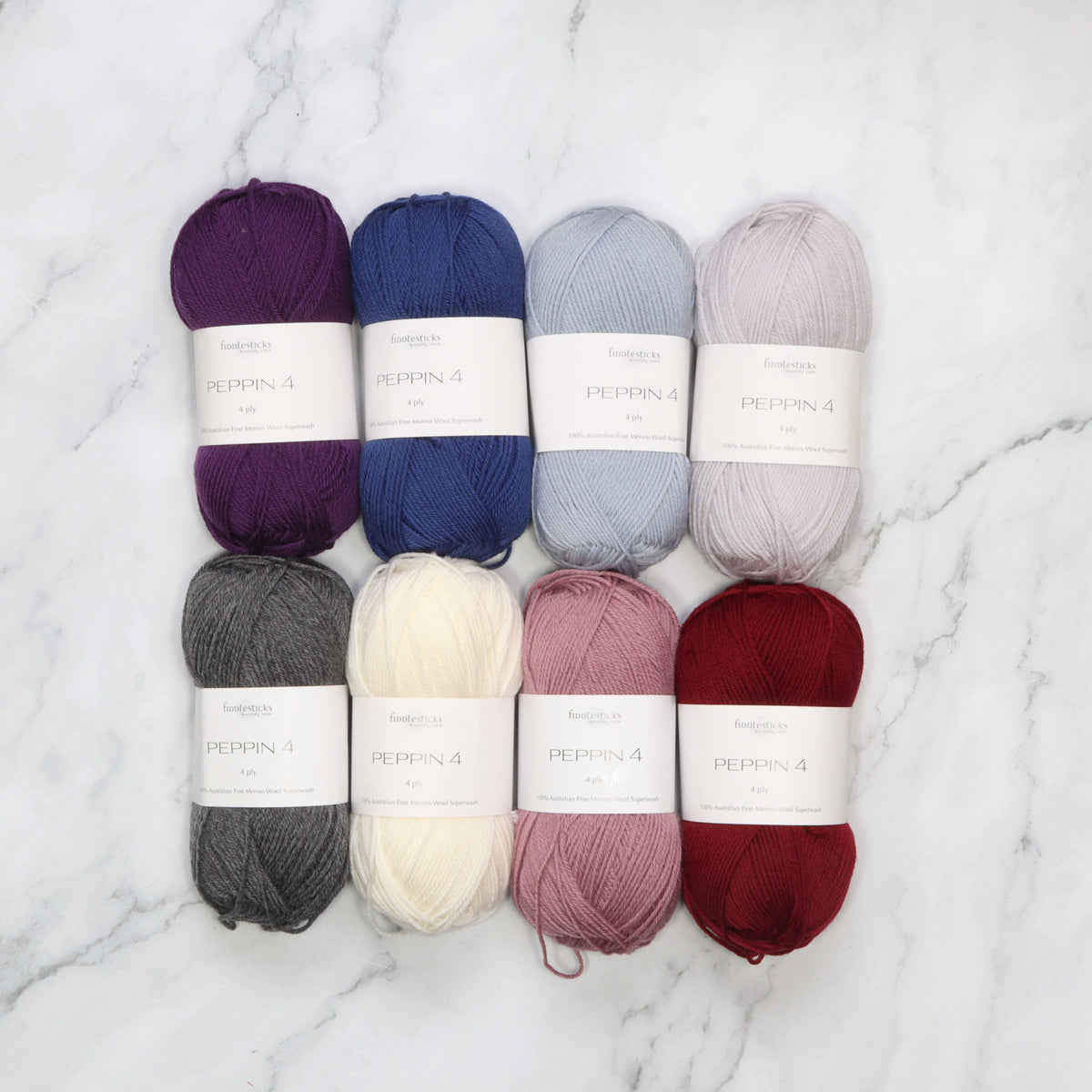 Westknits MKAL 2026 Color Kaleidoscope Kit in Fiddlesticks Peppin 4, colourway Grapejuice