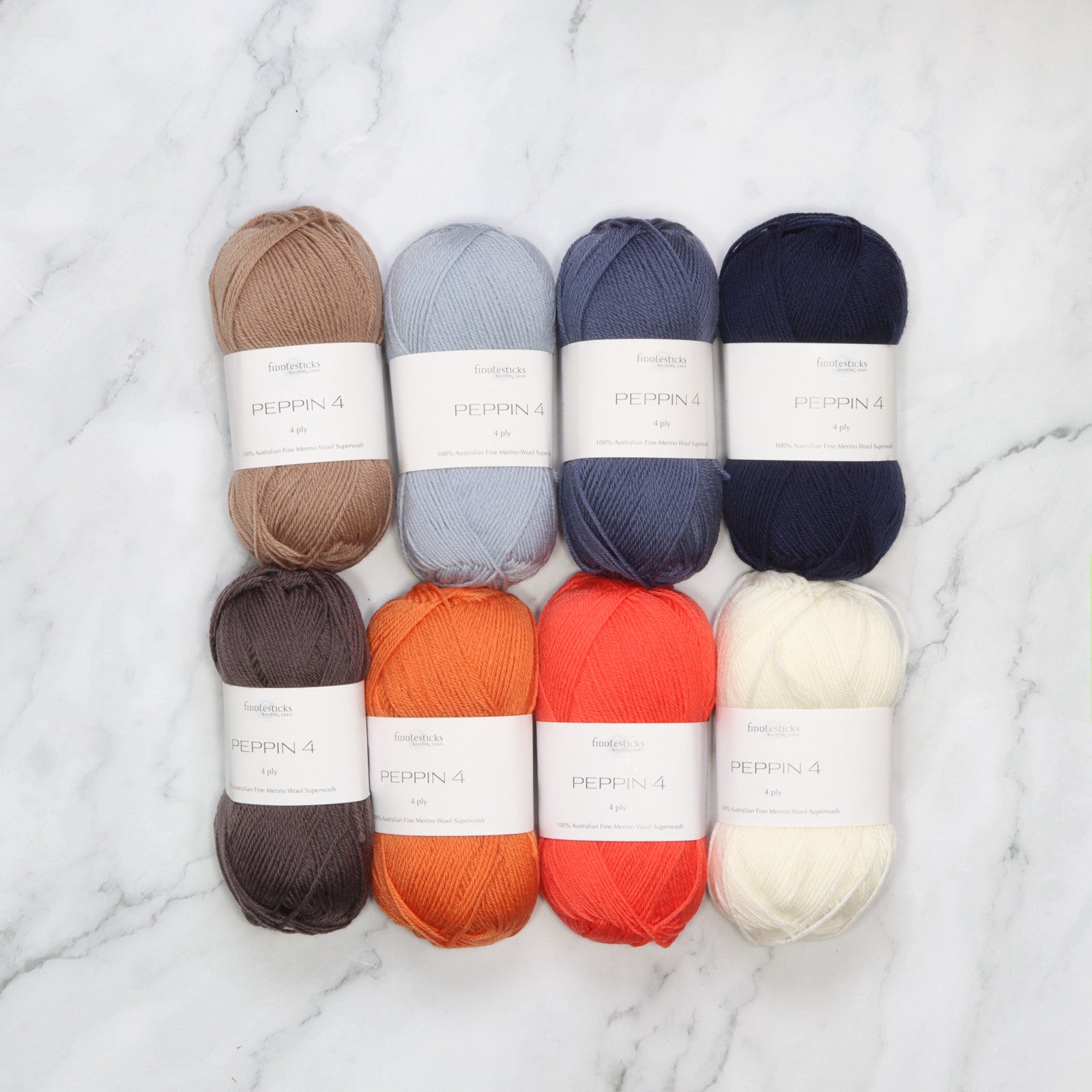 Westknits MKAL 2026 Color Kaleidoscope Kit in Fiddlesticks Peppin 4, colourway Regatta