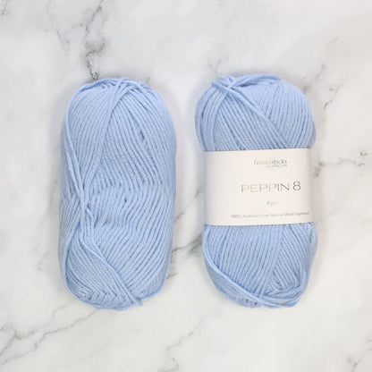 Fiddlesticks Peppin 8 in colourway Capri – 8ply weight wool yarn