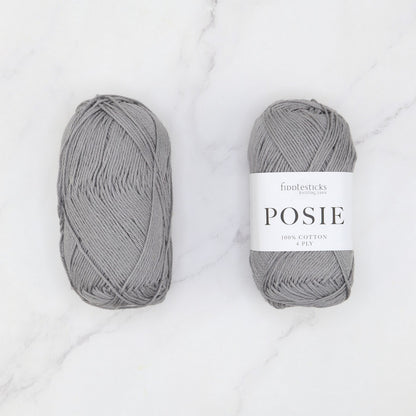 Fiddlesticks Posie in colourway Tin – 4ply weight cotton yarn