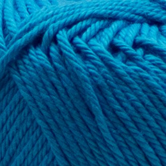 Fiddlesticks Posie in colourway Turquoise – 4ply weight cotton yarn