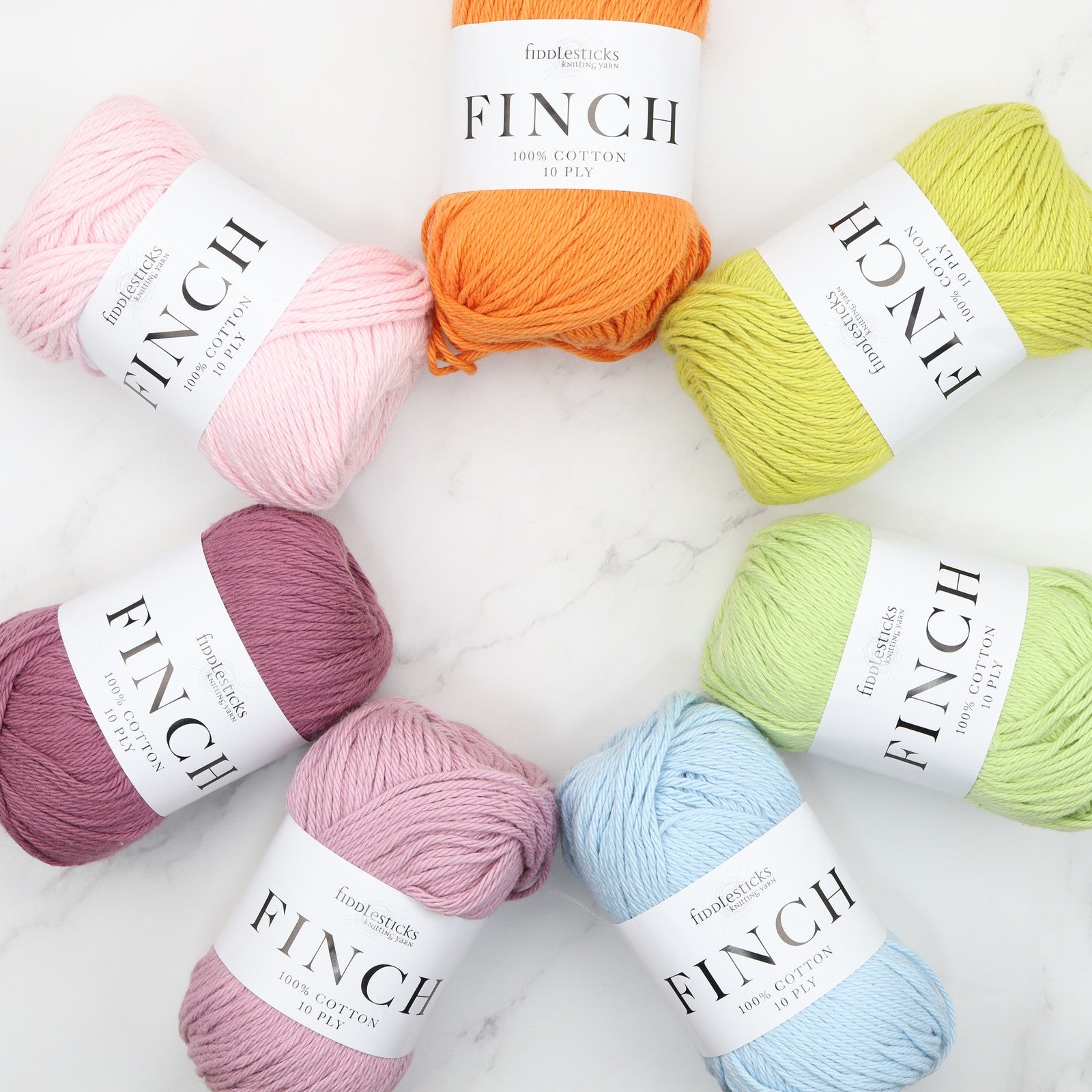 Rainbow Ripple Baby Blanket kit, colourway Pale Rainbow