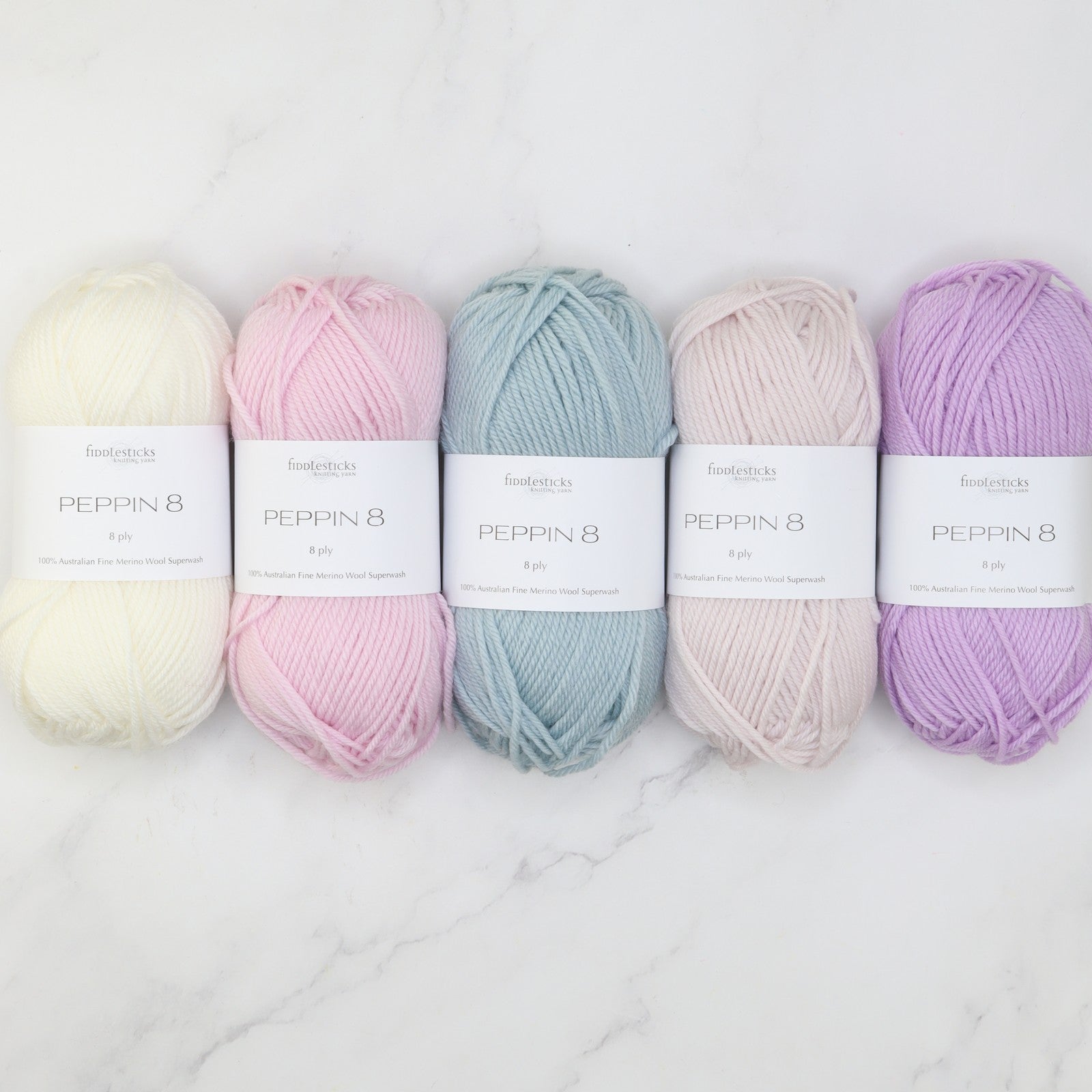 Squircles Blanket kit, colourway Rock-a-bye