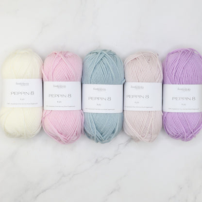 Squircles Blanket kit, colourway Rock-a-bye