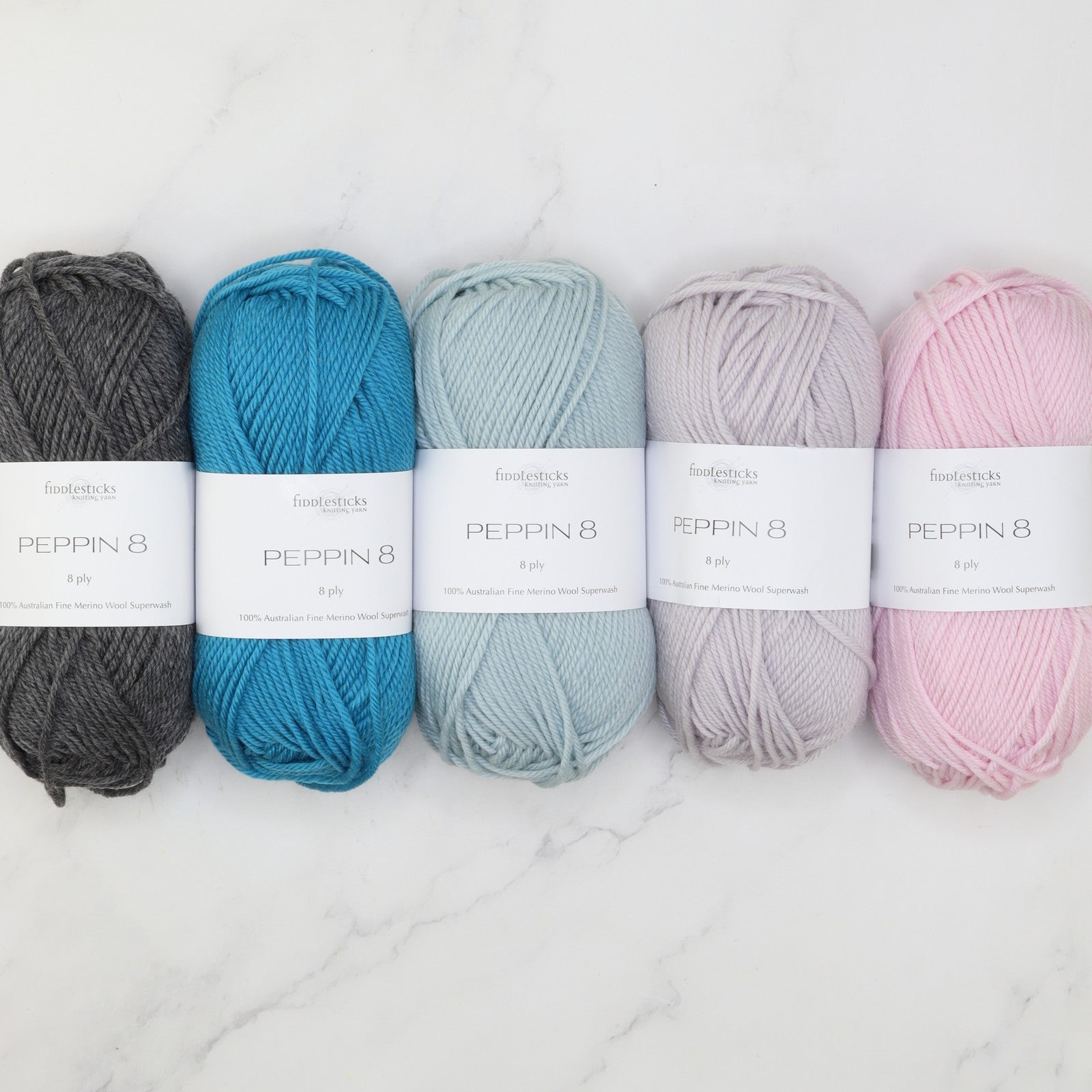 Squircles Blanket kit, colourway Round and Round the Garden