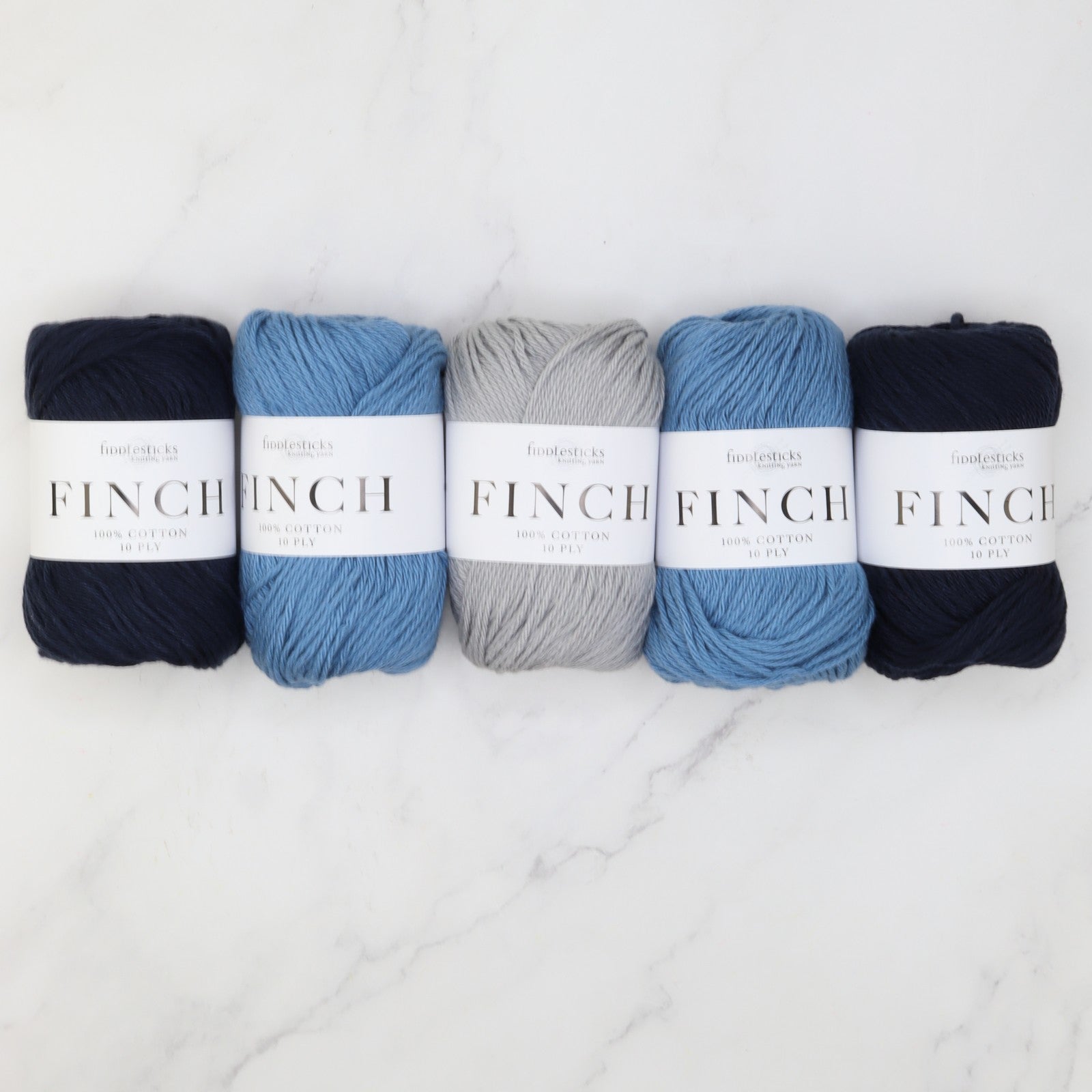 Triss Baby Blanket kit, colourway Jeans