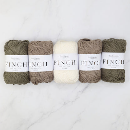 Triss Baby Blanket kit, colourway Khaki