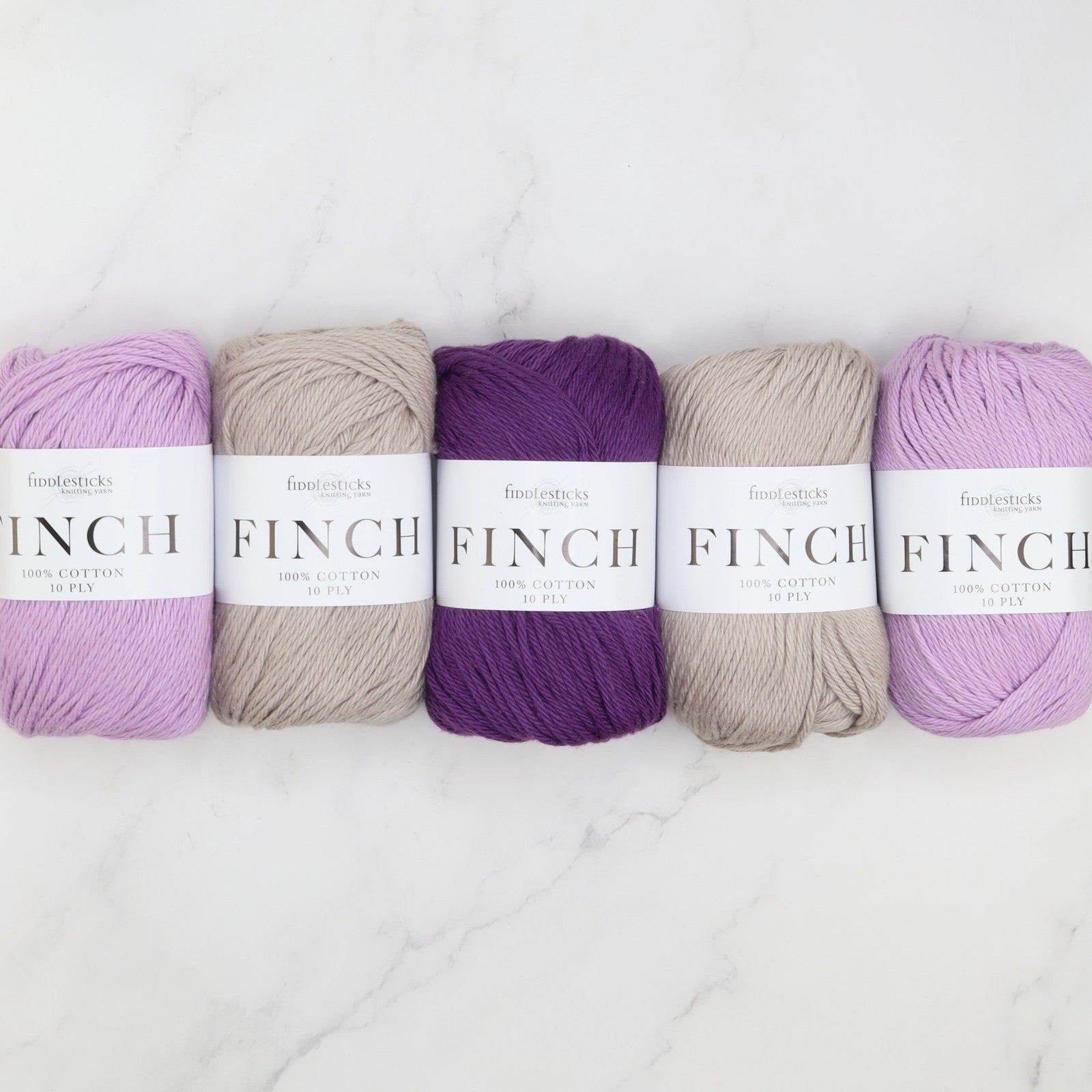 Triss Baby Blanket kit, colourway Lavender