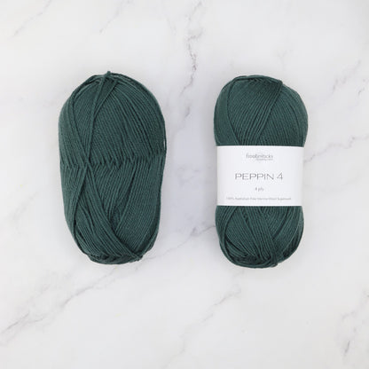 Wiltshire Cardigan kit, colourway Pine