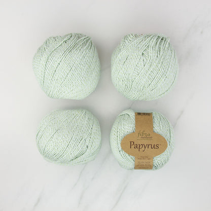Fibra Natura Papyrus in colourway 229-17 Peppermint – 8ply weight cotton, silk yarn