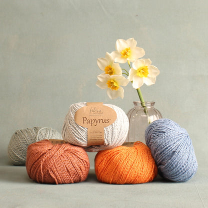 Fibra Natura Papyrus – 8ply weight cotton, silk yarn – view 5