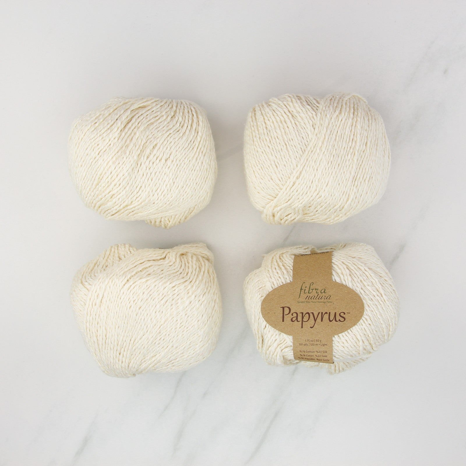 Peacock Tee Solo kit in Papyrus, colourway 229-02 Natural White