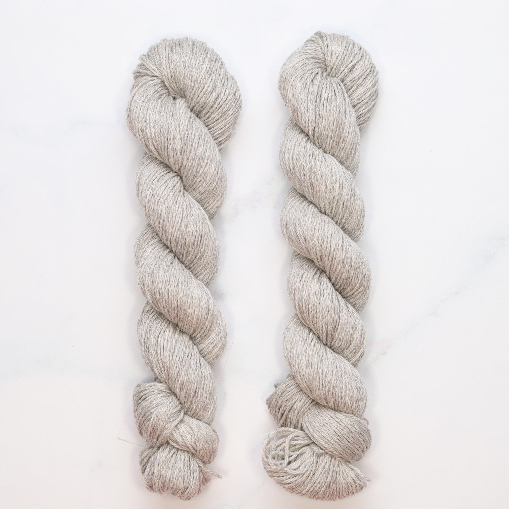 Great Ocean Road La Bella DK in colourway Light Grey – 8ply weight merino, alpaca yarn