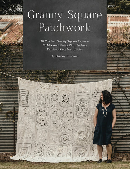 Granny Square Patchwork – crochet pattern book